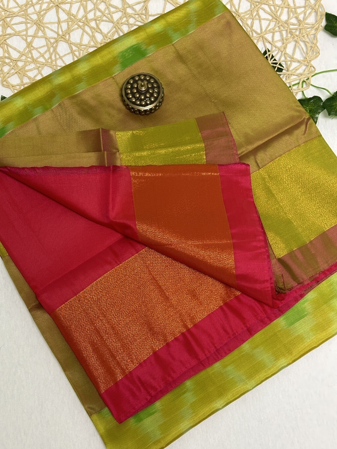 Ikkat Silk Mix Saree