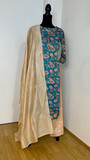 Salwar top, bottom and dupata Size S