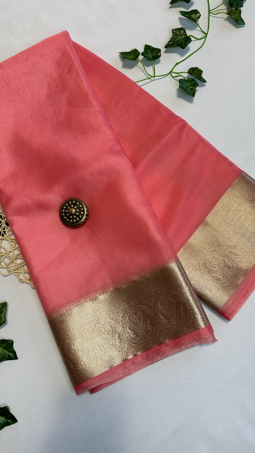 Organza Saree With Saree Shapewear