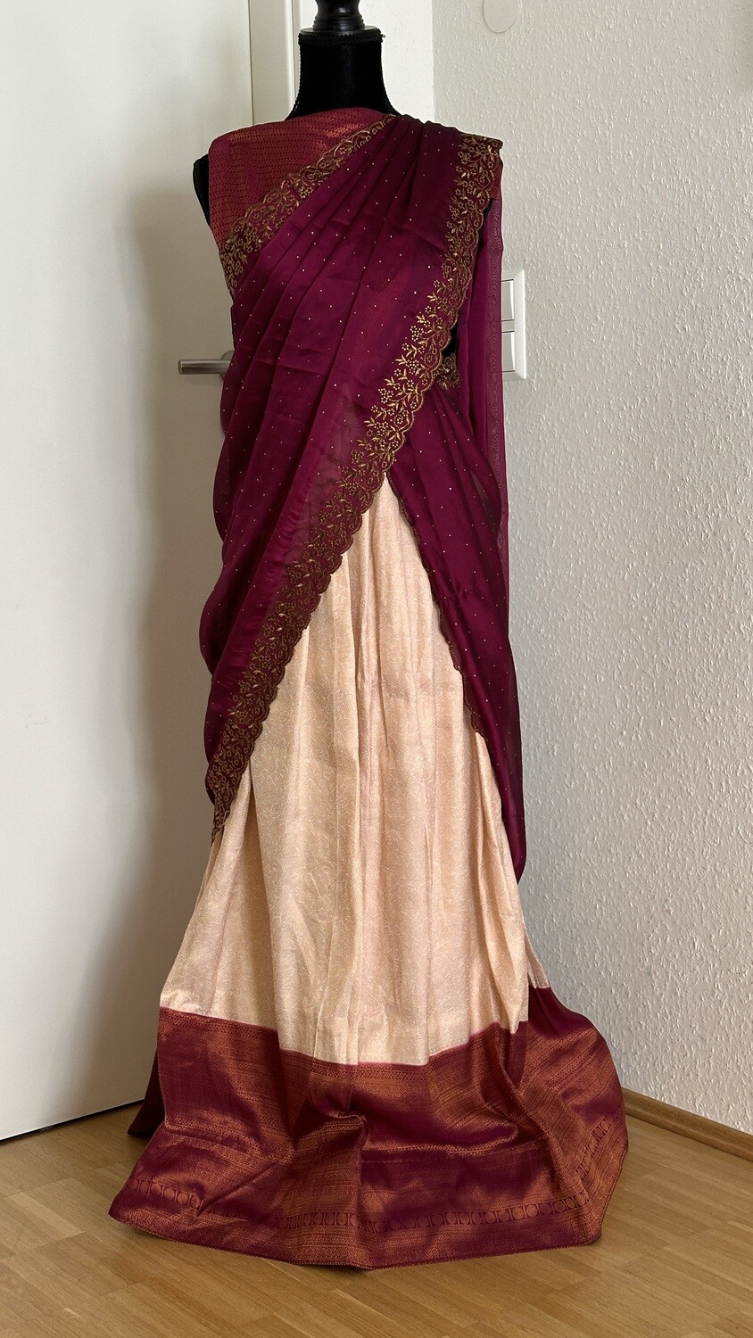 Half Saree Semi Stitched