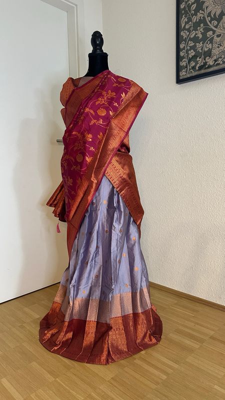 Half Saree Semi Stitched
