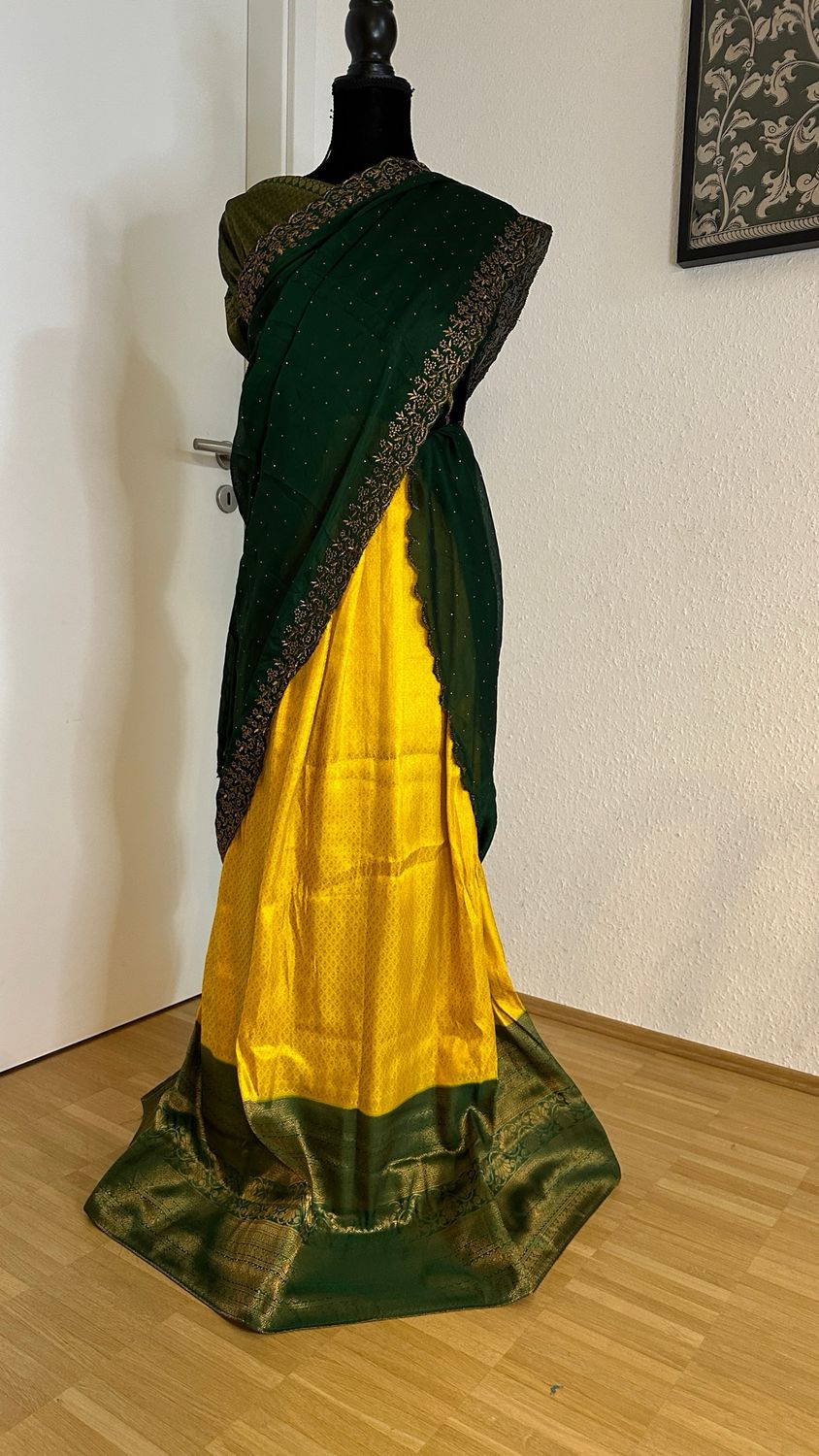 Half Saree Semi Stitched