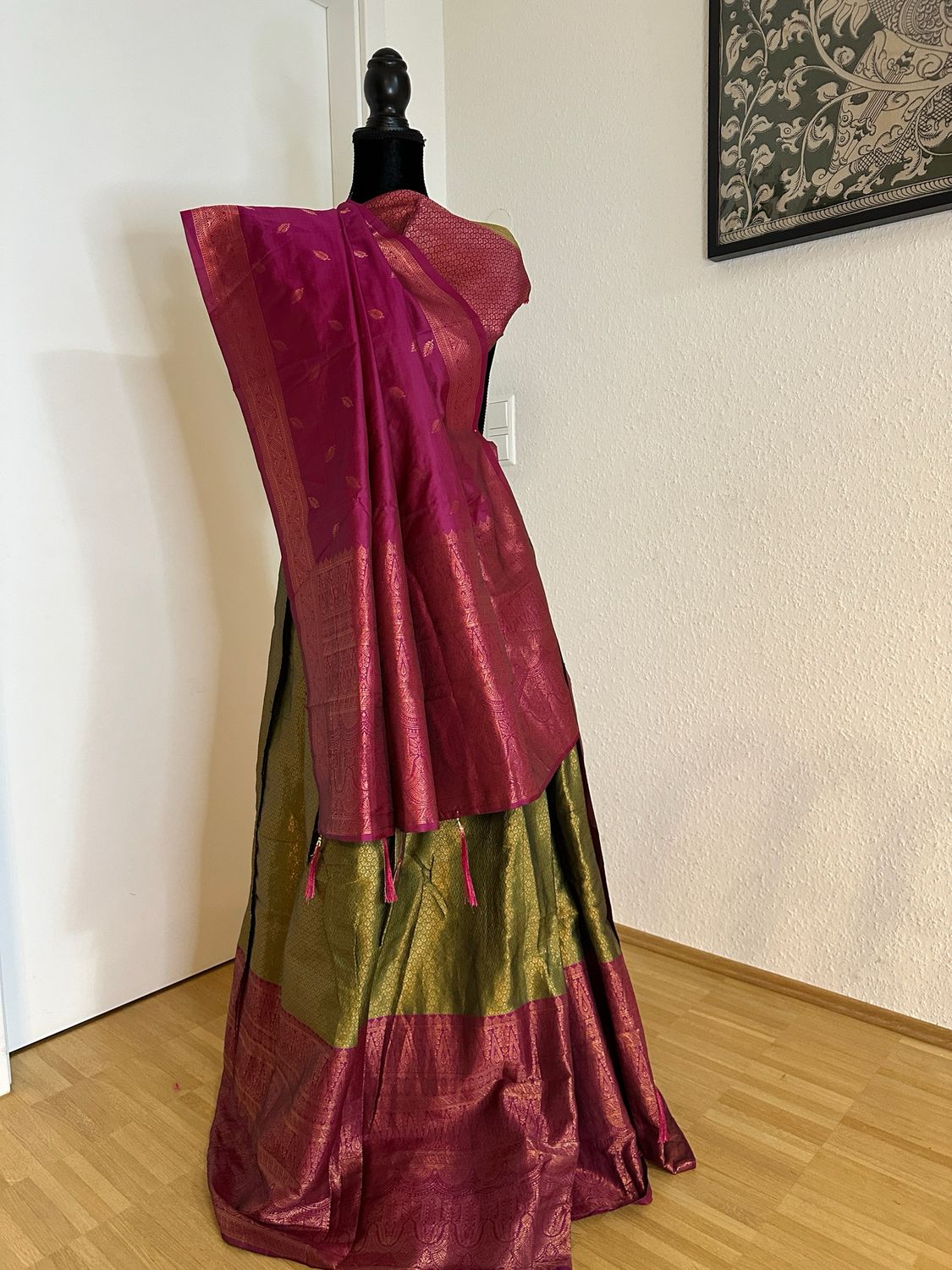 Half Saree Semi Stitched