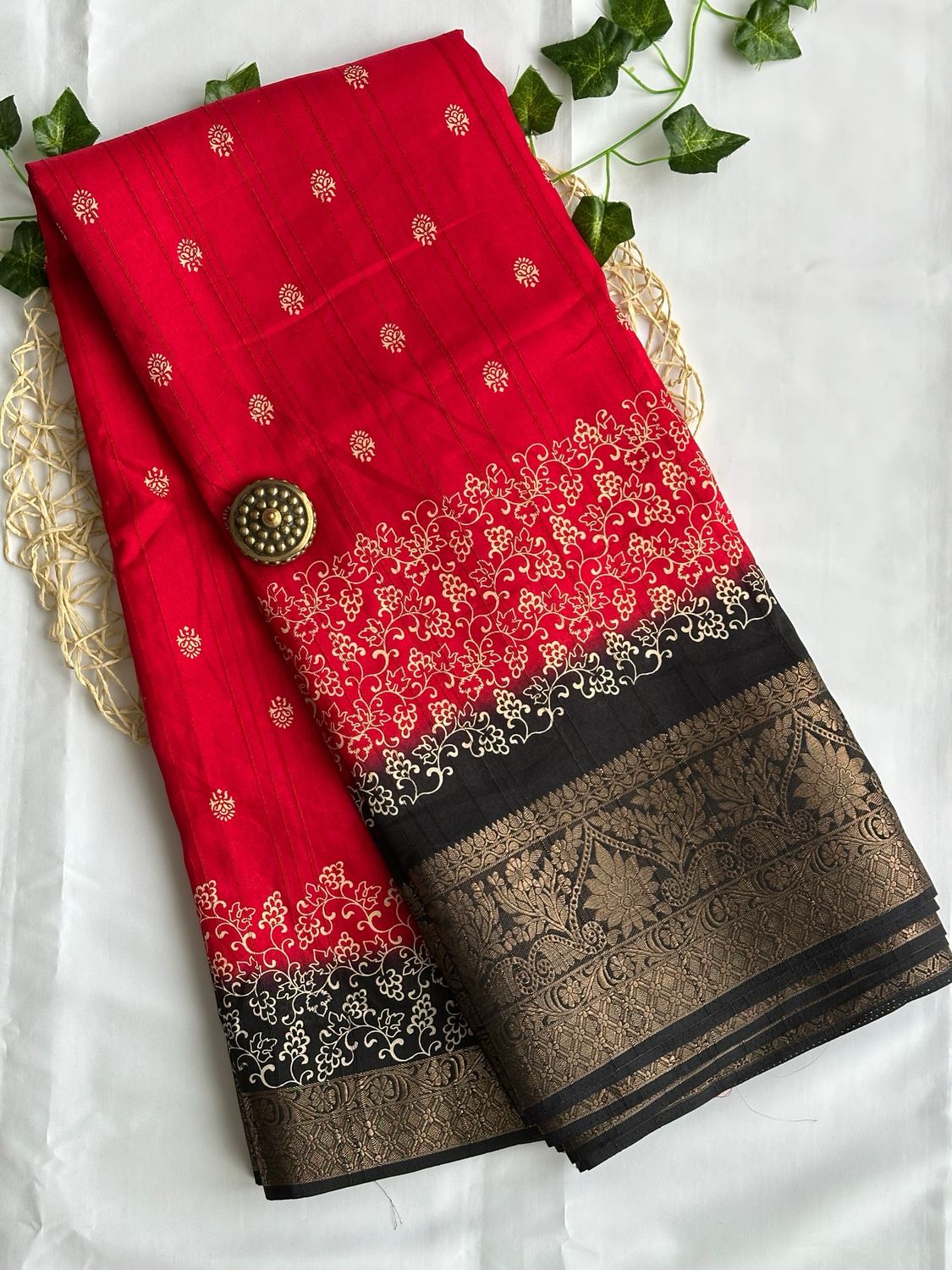 Printed Soft Rawsilk