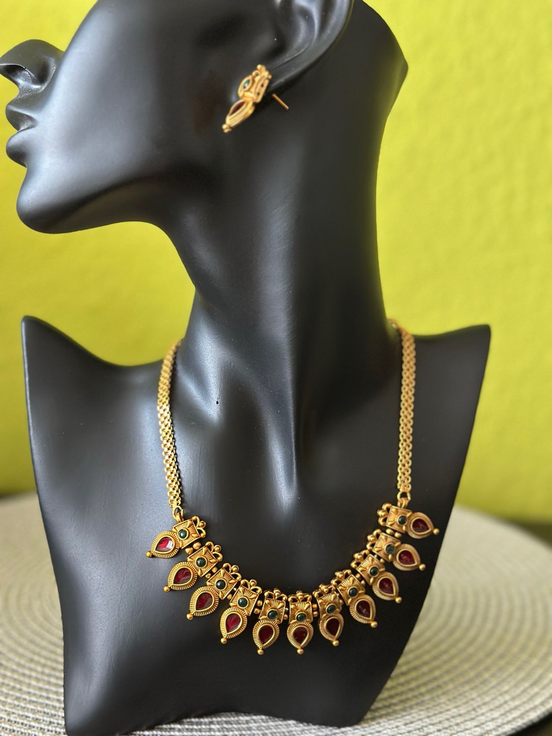 Enamel Necklace Set