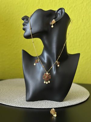 Enamel Necklace Set