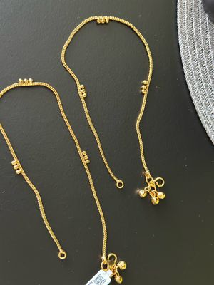 Gold-Color Daily Wear Anklets​