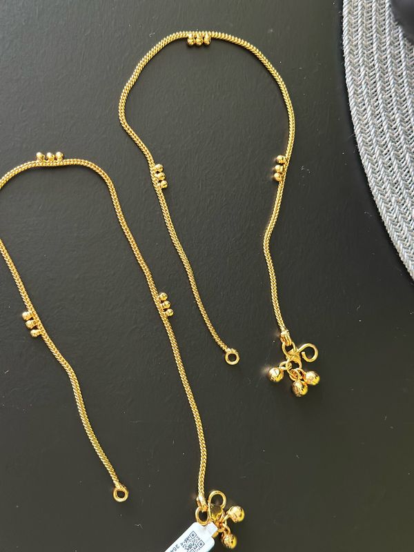 Gold-Color Daily Wear Anklets​