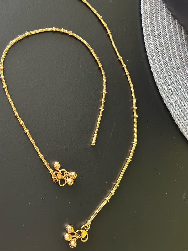Gold-Color Daily Wear Anklets​