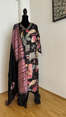 Salwar top, bottom and dupata Size 3XL