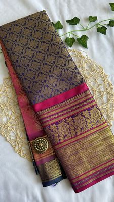 Silk type god saree