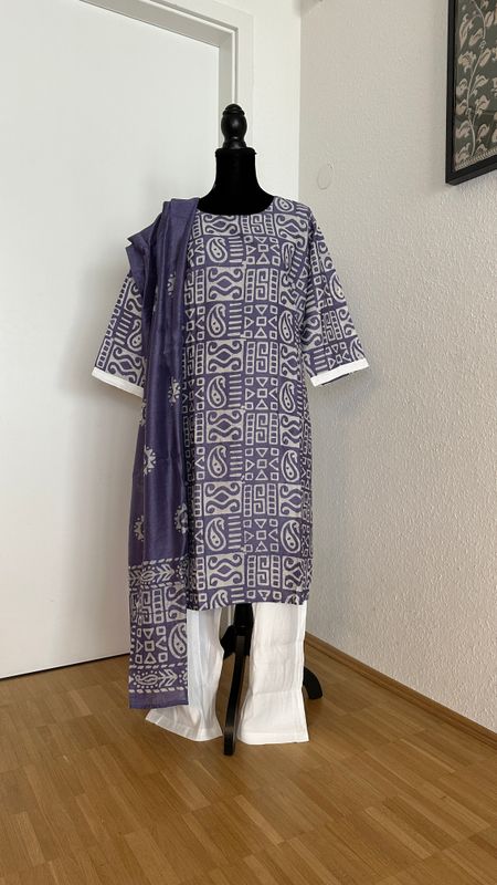 Salwar top, bottom and dupata Size 3XL
