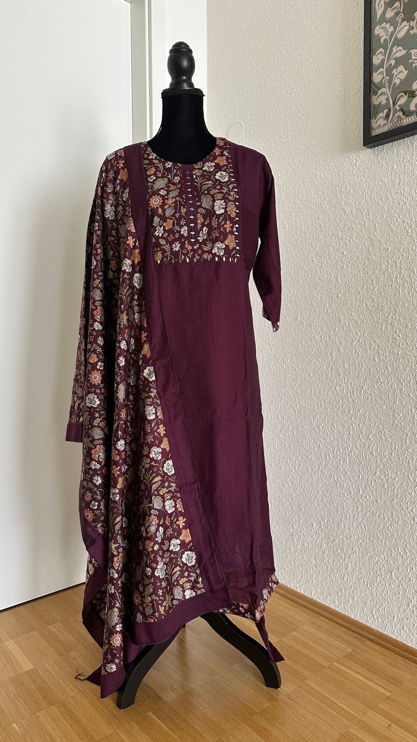 Salwar top, bottom and dupata Size XXL
