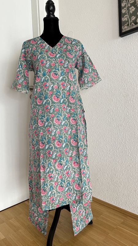 Cotton Co-ord Set – Top & Pant Size L