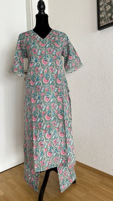 Cotton Co-ord Set – Top & Pant Size L
