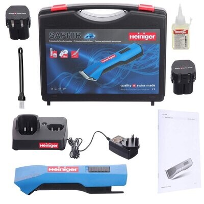 Heiniger Saphir Cordless Clipper (2 batteries)