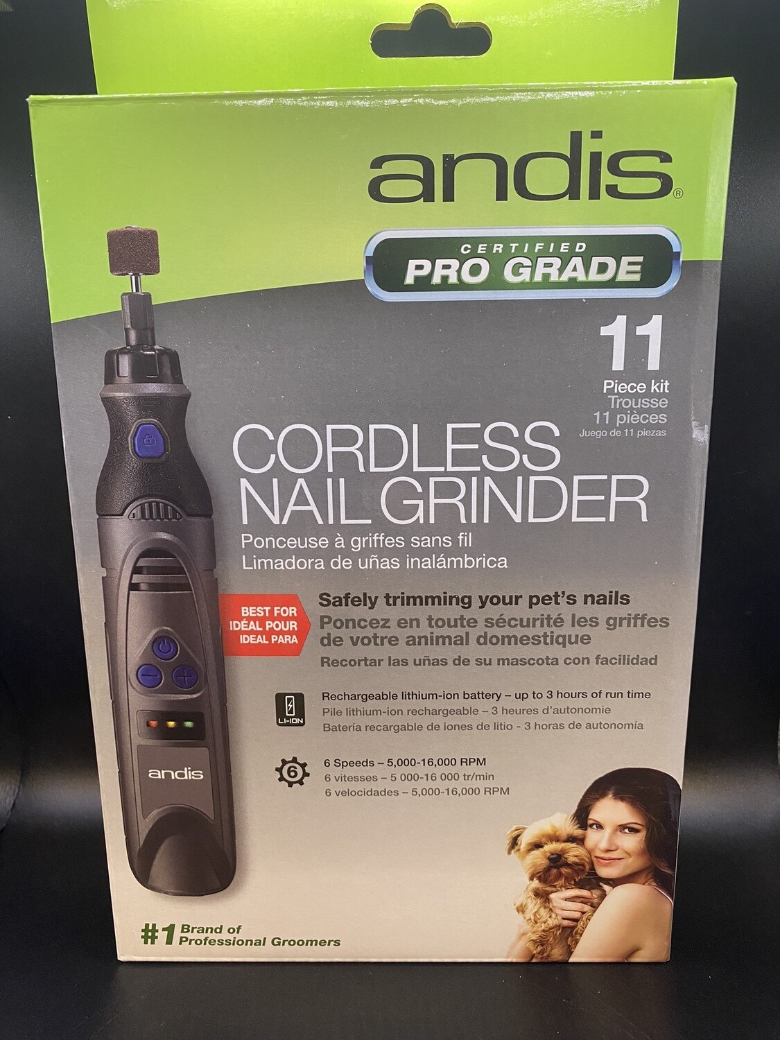 Andis Cordless Nail Grinder | Dog Grooming | Sharp Edges