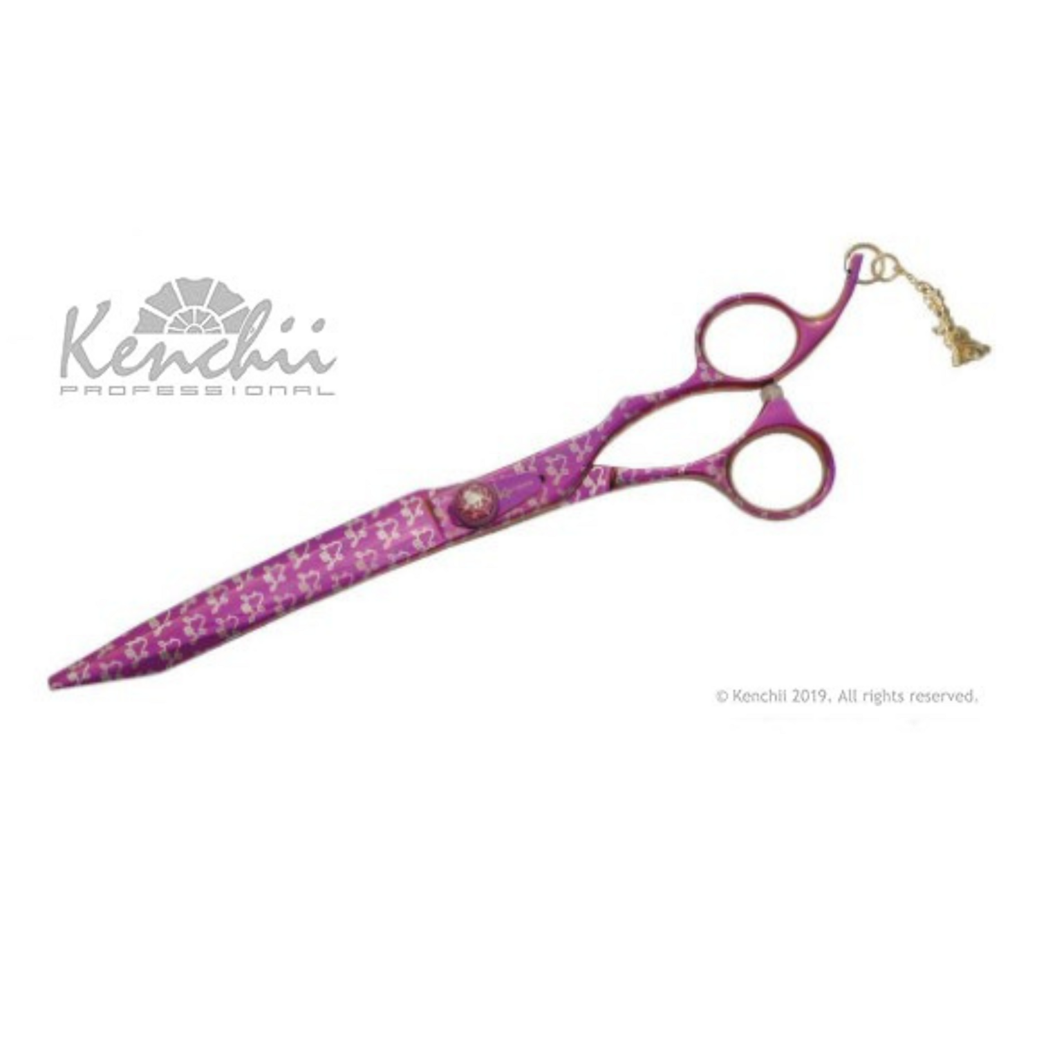 Kenchii Pink Poodle 8.0" Straight Shear