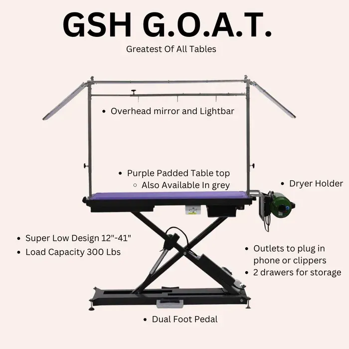 GSH Ultimate G.O.A.T. Grooming Table