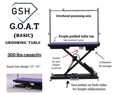 GSH Basic G.O.A.T Grooming Table