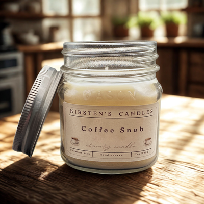 Small candle Coffee Snob