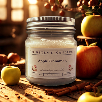 Small Apple Cinnamon candle