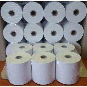 Printex Thermal Receipt Paper 80mmx80mm - 23 Grade - Premium Economy - Box of 24 rolls