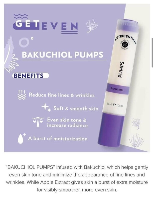 Nutricentials Bakuchiol Vegan Retinol Pump