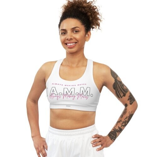 Our New Signature Line: I A.M.M. Seamless Sports Bra--TM