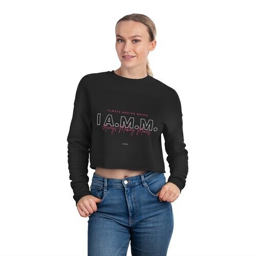 Our New Signature Line: I A.M.M. Women&#39;s Cropped Sweatshirt--TM