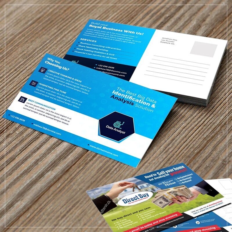 Postcards and Flyers