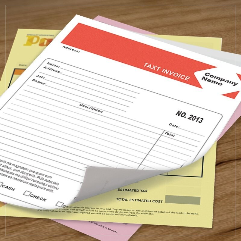 4 Color Carbonless Forms