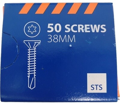 38mm STS Fibre Cement Board Screws (Box of 50)