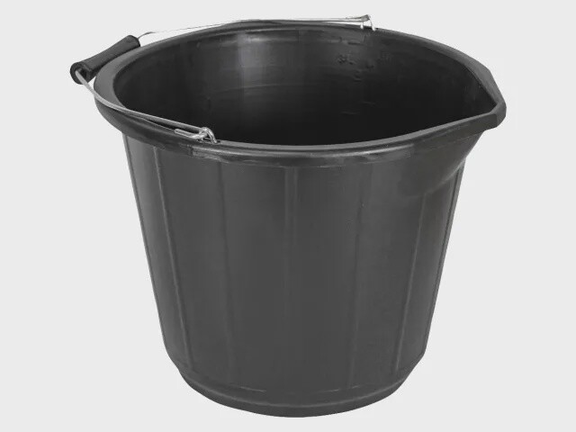 BLACK General-Purpose Bucket 14 litre (3 gallon)