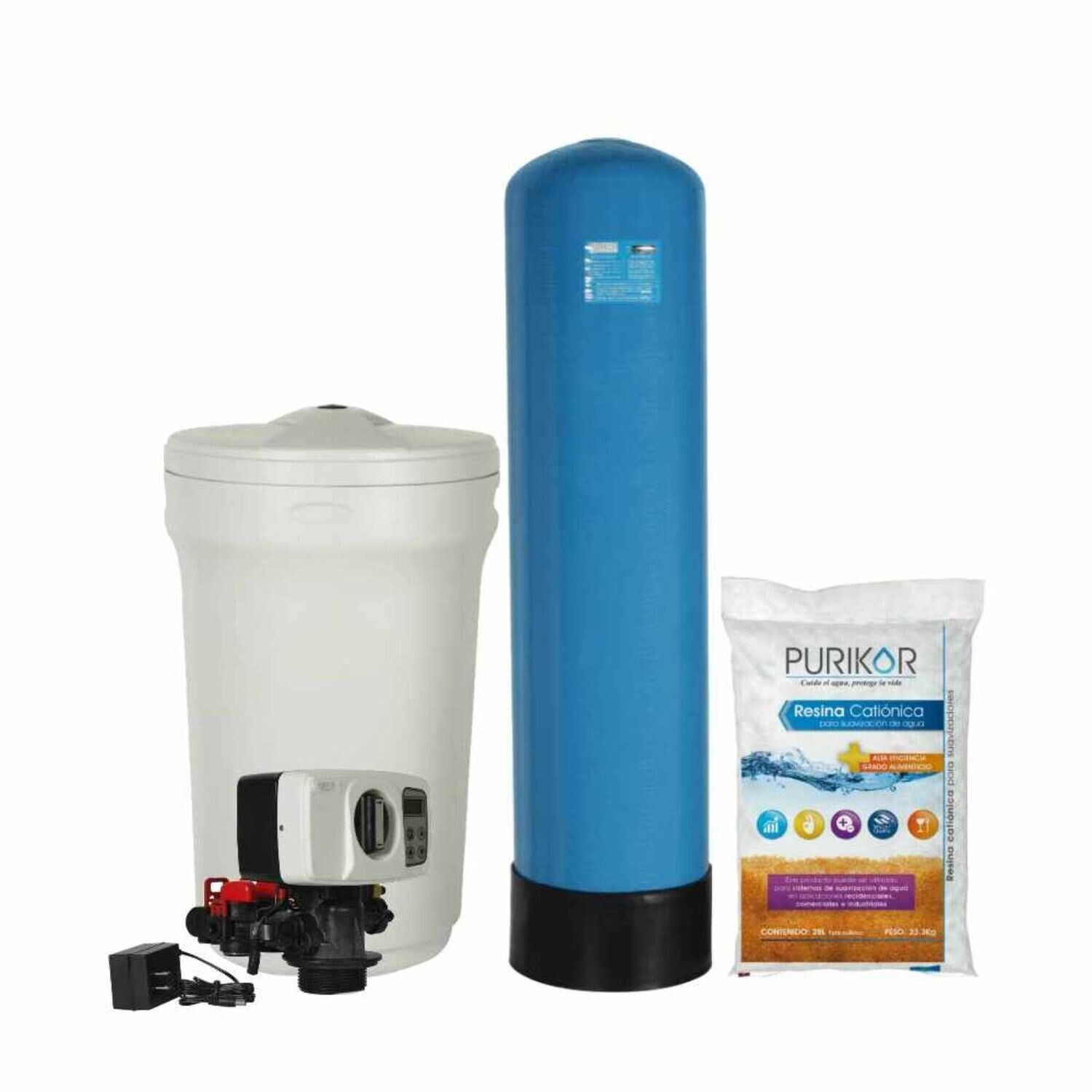  suavizador de agua de 1 FT3 con valvula digital por demanda 