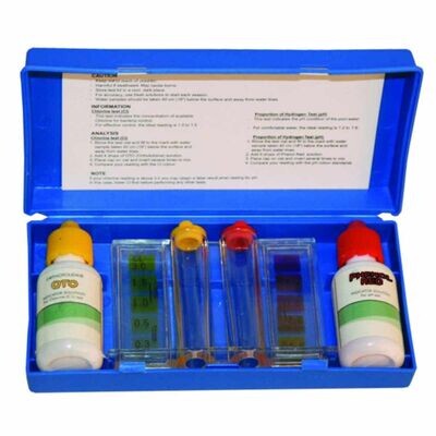 Kit analizador de cloro y pH marca panda