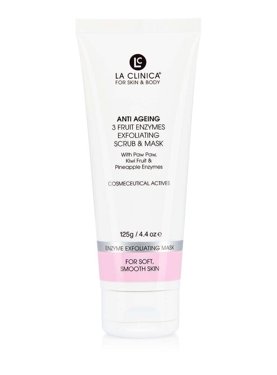 3 Fruit Enzymes Exfoliating Scrub and Mask (125gr)