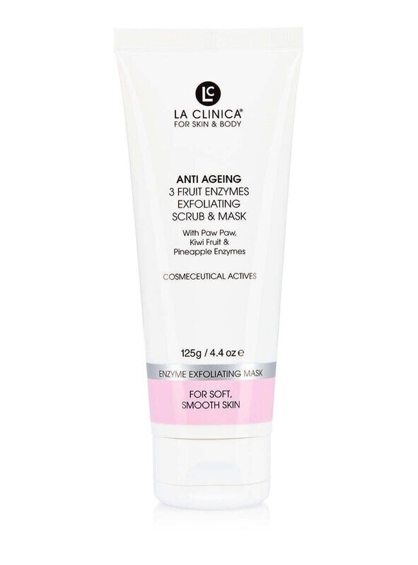 3 Fruit Enzymes Exfoliating Scrub and Mask (125gr)