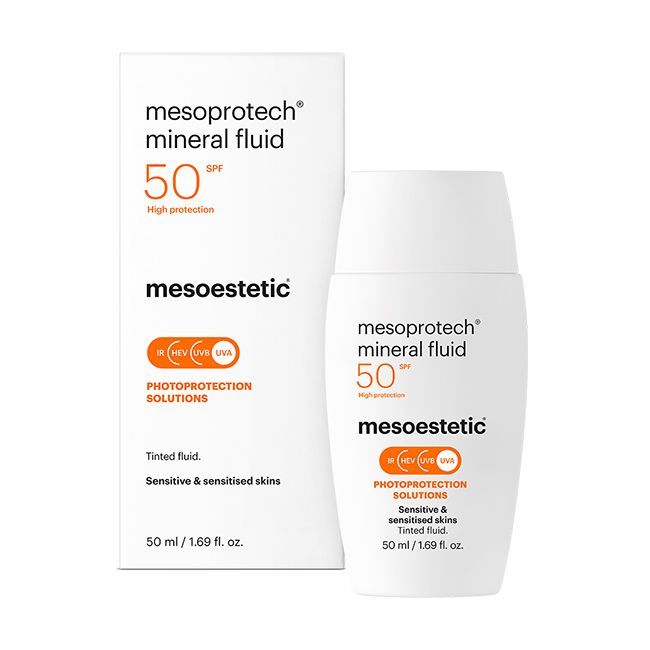 Mesoprotech Mineral Fluid SPF50- Sensitive Skins (50ml)