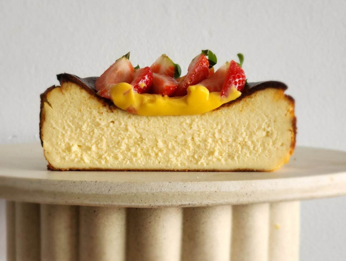 Basque cheesecake vanilla