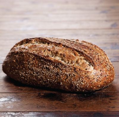 Quinoa soy bean sourdough