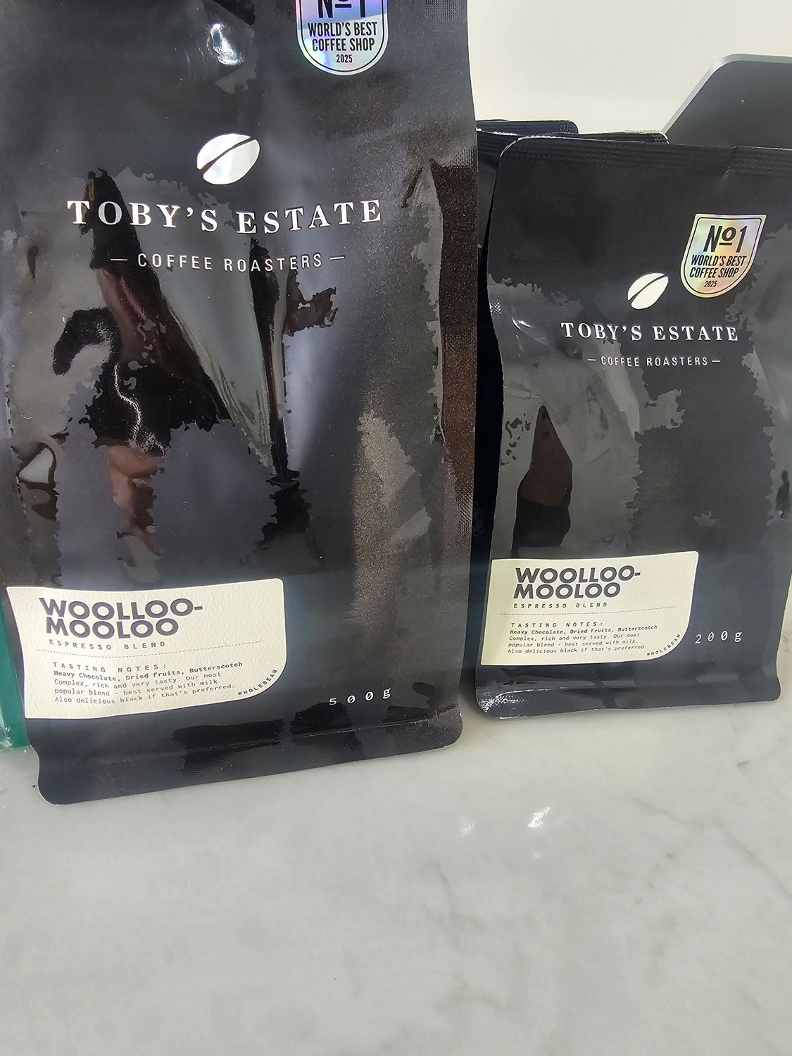 Tobys Estate coffee beans