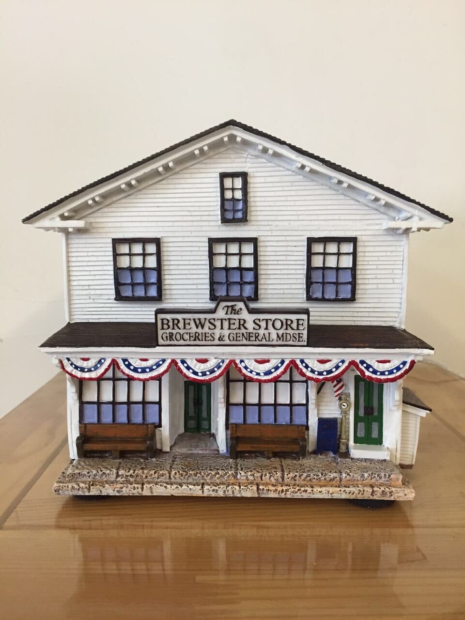 Lighted Model of the Brewster Store
