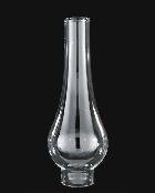 Clear #6 Bombe Chimney - 1 5/16" Fitter; 6 3/4" High; 1/2" Bulge