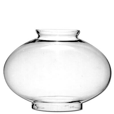 MEDIUM ONION GLASS LANTERN GLOBE LIP FIT 4" FITTER BOTH ENDS  BULGE 9 1/4" HT 7 1/4