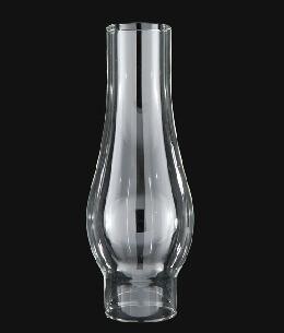 Glass Chimney - 2 1/8" Fitter, 8 1/4" High