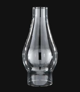 Glass Chimney - 2 1/2" Fitter; 7 1/2" High