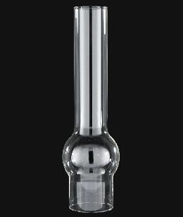 Matador Clear Glass Chimney - 2 5/8" Fitter; 12" High