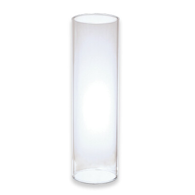 Clear Glass Cylinder - 3" fitter, 10" high