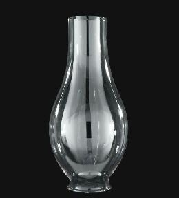 Clear Chimney - 2 1/8" Fitter; 8" High; 3 5/8" Bulge